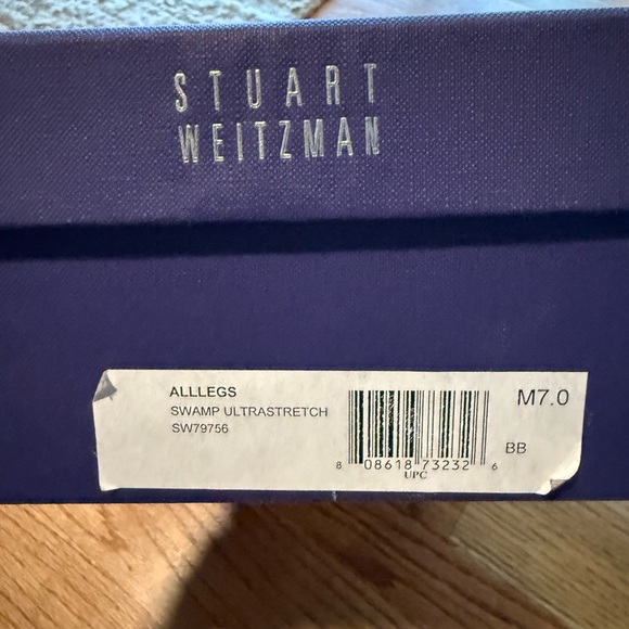 Stuart Weitzman Charcoal Suede Over-the-Knee Boots - Picture 5 of 5